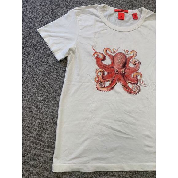 Scotch & Soda Girls 12Y /152 White "It's All Good" Octopus Graphic T-shirt - Picture 8 of 12